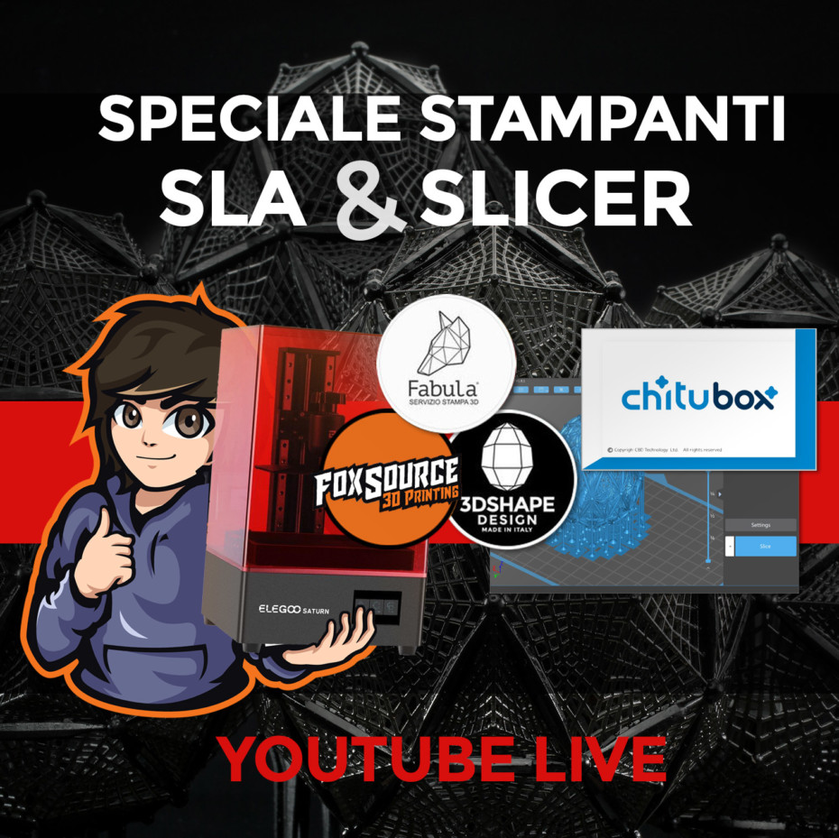 Youtube Live – Fabula3D and FoxSource 3D Printing
